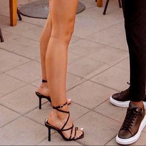 Black Strappy Heels